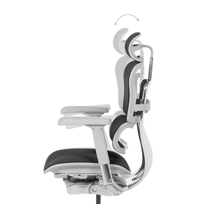 Ергономичен офис стол Ergohuman Elite 2 дамаска черен-сива рамка